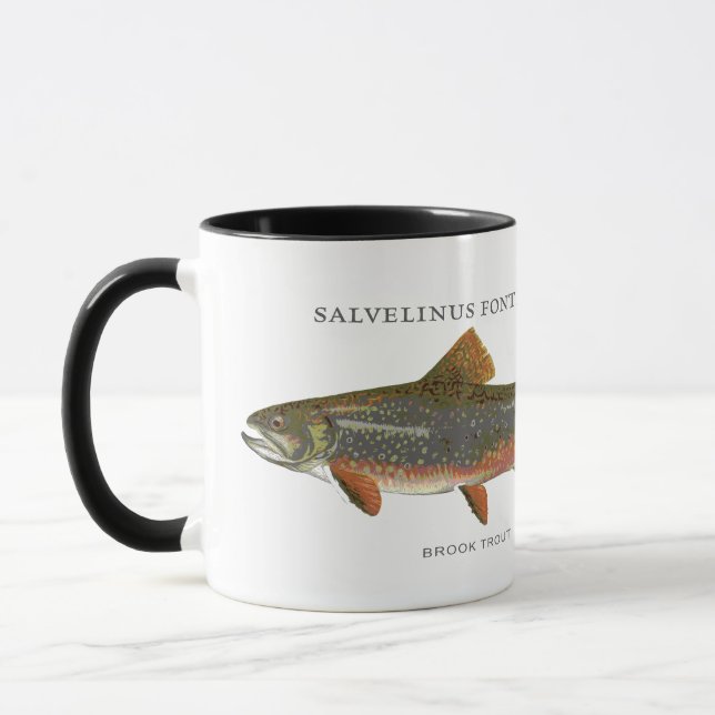 Mug Pêche à la truite broyée (Gauche)