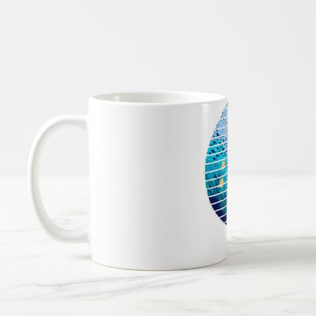 Mug Pêche à la truite de lac marquant des monstres (Gauche)