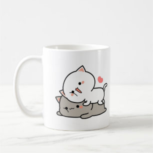Mug Pêche au chat et accolade à la goma Jeter