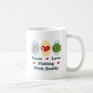 Mug Pêche d'amour de paix avec le papa