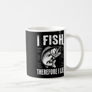 Mug Pêche drôle Je pêche donc je mens