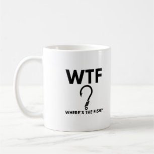 Mug Pêche drôle WTF Où est le poisson