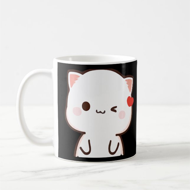 Mug Pêche Et Chat Goma Mochi (Gauche)