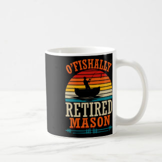 Mug Pêche O'fishally Maçon à la retraite