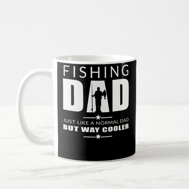 Mug Pêche papa Fête des pères Pêche Cool père pères (Gauche)