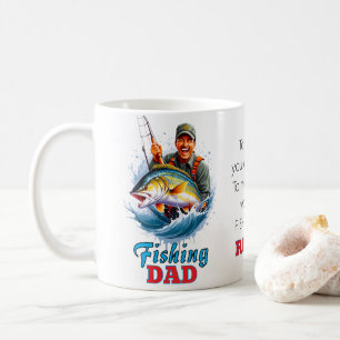 Mug Pêche papa Happy Fête des pères poisson