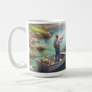 Mug Pêcher Meilleur Papa Café Musique