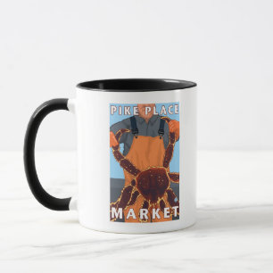 Mug Pêcheur de crabe du roi - Marché Pike Place, Seatt