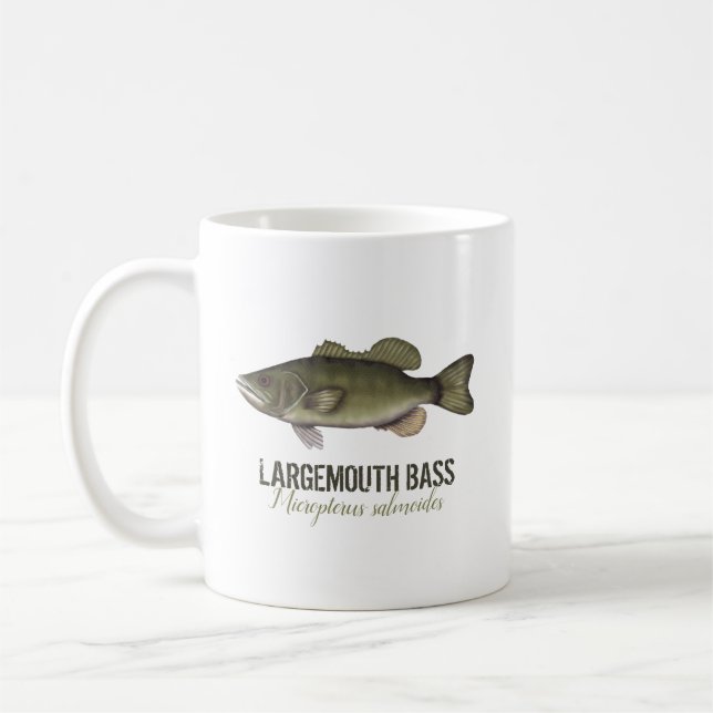 Mug Pêcheur de poisson de basse pêche moderne pêcheurs (Gauche)