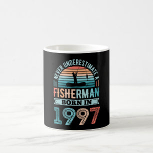Mug Pêcheur né en 1997 Pêche 30e anniversaire Cadea