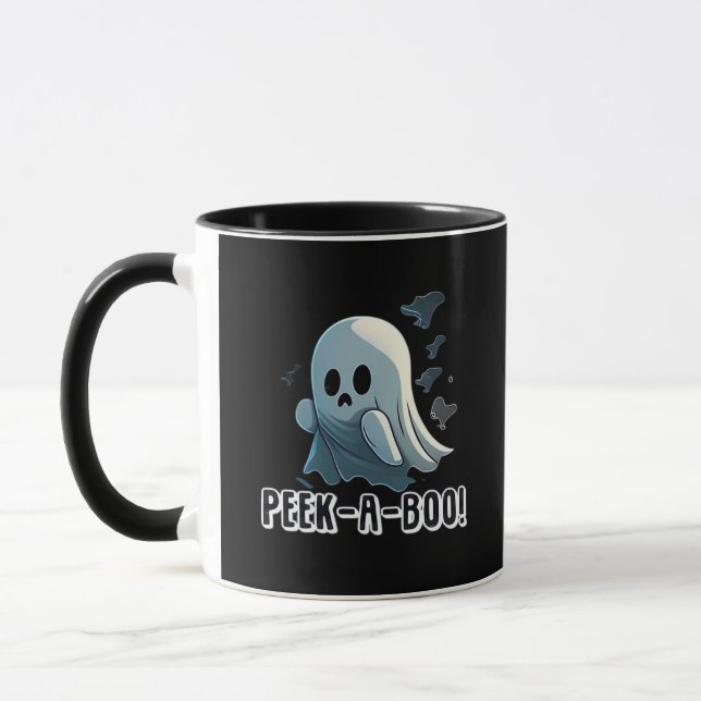 Mug Peekaboo Basic Slogan (Gauche)