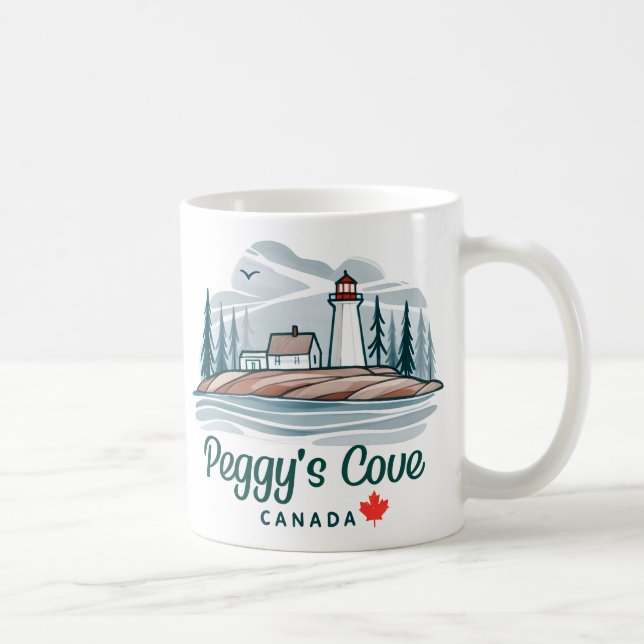 Mug Peggy's Cove Canada (Droite)