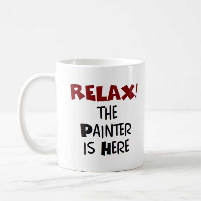 Mug peintre est ici (Gauche)