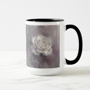 Mug "Peinture à l'huile de rose unique"