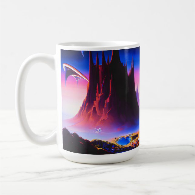Mug Peinture à l'huile Dream World (Gauche)
