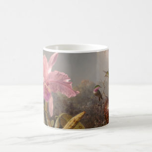 Mug Peinture à l'huile sur la forêt d'orchidées et de