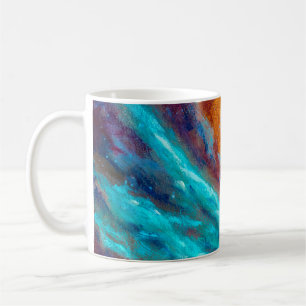 Mug Peinture à l'huile sur toile. arrière - plan artis