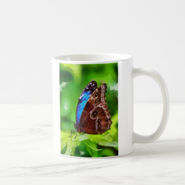 Mug Peinture à papillon (Droite)