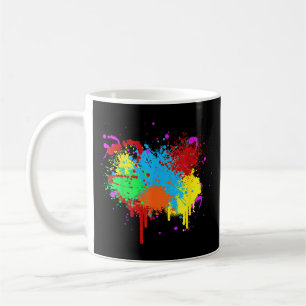 Mug Peinture Abstraite à l'Éclaboussure de Peinture Jo