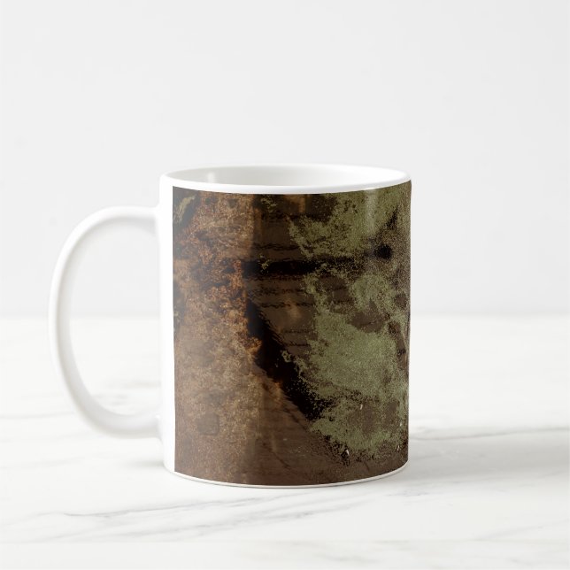 Mug Peinture abstraite Brown et noire (Gauche)