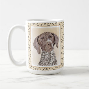 Mug Peinture allemande d'indicateur aux cheveux courts