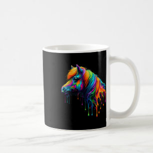Mug Peinture Art Miniature Cheval Équitation Équitatio