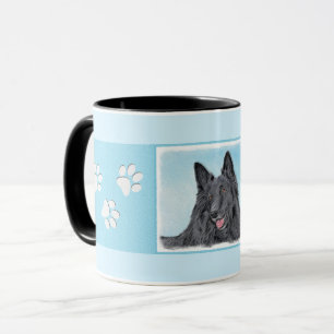 Mug Peinture belge Sheepdog - Cute Original Chien Art