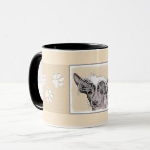 Mug Peinture Chinoise sans cheveux peint art original 
