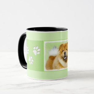 Mug Peinture Chow Chow - Joli art original chien