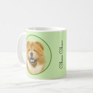 Mug Peinture Chow Chow - Joli art original chien