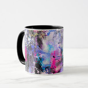 Mug Peinture colorée Grungy Abstraite