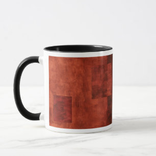 Mug Peinture cramoisie profonde avec des formes