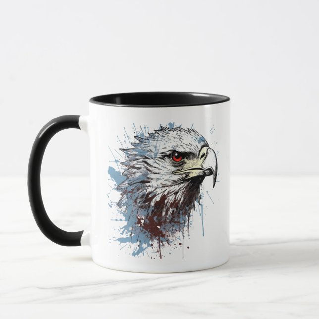 Mug Peinture d'aigle  (Gauche)