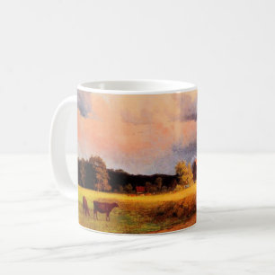 Mug Peinture d'Albert Bierstadt, Paysage bavarois