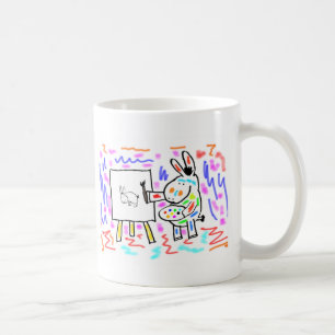 Mug peinture d'âne