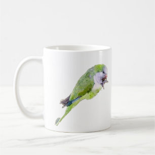 Mug Peinture d'aquarelle de perroquet vert