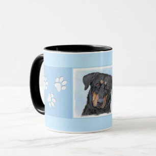 Mug Peinture de Beauceron - Cute Original Dog Art