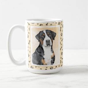 Mug Peinture de Chien de Montagne - Art original