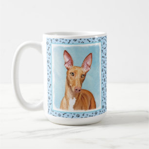 Mug Peinture de Chien Pharaon - Drôle d'Art Original d