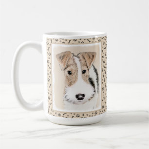 Mug Peinture de Fox Terrier de fil - art original
