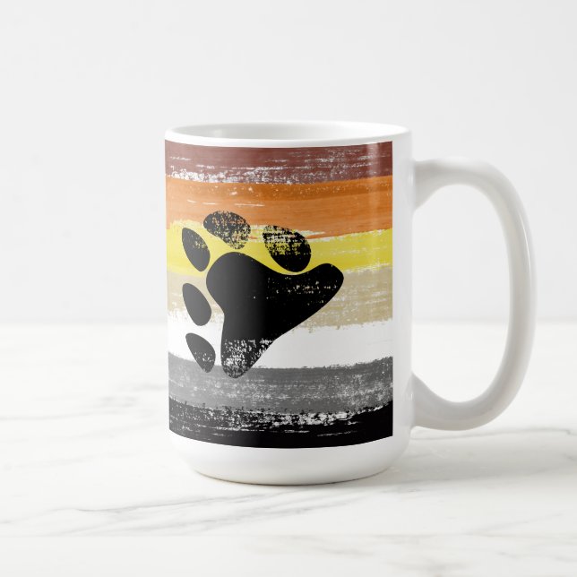 Mug Peinture de la fiole d'ours (Droite)