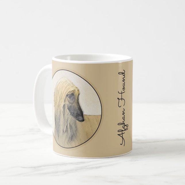 Mug Peinture de la hache afghane - jolie art original  (Devant gauche)