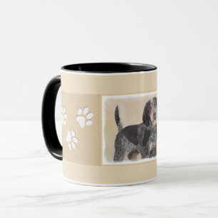 Mug Peinture de linge bluetick - mignon chien original