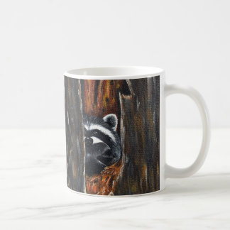 Mug Peinture de Maman et Bébé Raton Laveur
