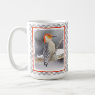 Mug Peinture de pic à ventre rouge Art original
