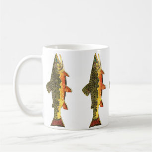 Mug Peinture de poisson à l'omble de fontaine