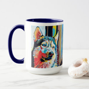 Mug Peinture de portrait de chien personnalisée - Anim