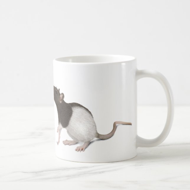 Mug Peinture de rat pour animaux (Droite)