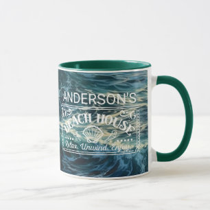 Mug Peinture de survol de mer