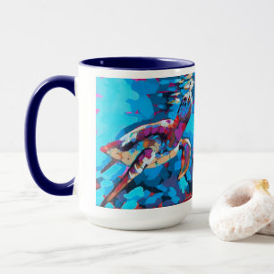 Mug Peinture de Tortue de Mer - Décoration de Maison d